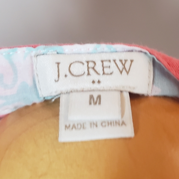 J. Crew tunic, Size Medium, light blue and pink - Picture 3 of 6